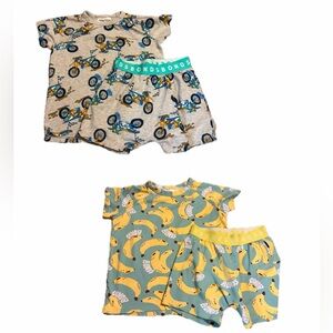 Bonds size 5 boys pajama shorts shirt bundle